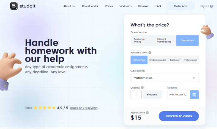 Studdit: Your Math Homework Helper