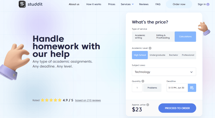 Studdit: Your Technology Homework Helper
